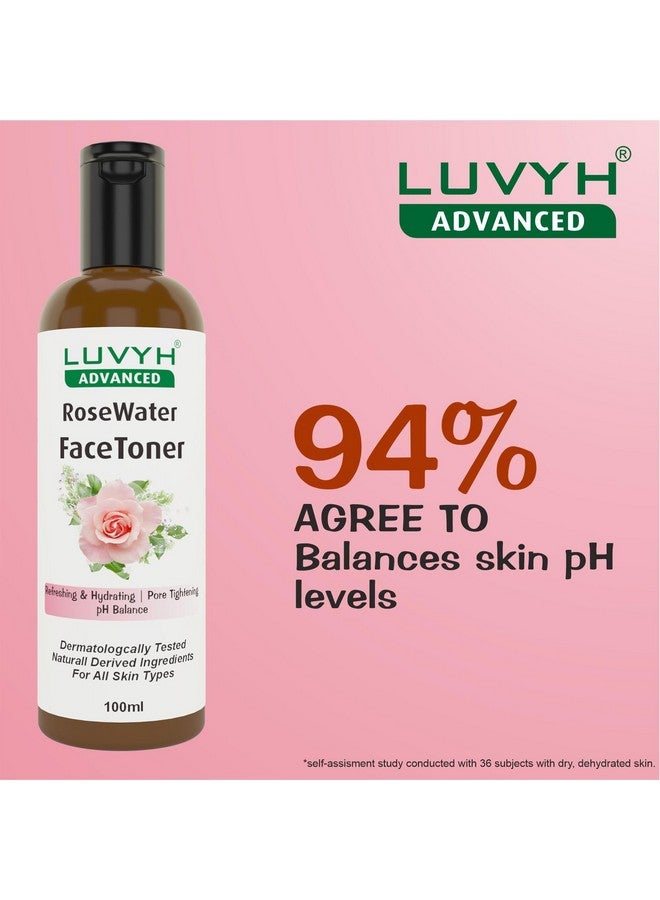 Luvyh Rose water Toner 100ml - Image 4