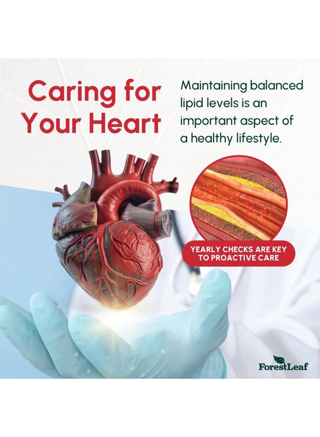 ForestLeaf Red Yeast Rice 1200 mg. Capsules - Extra Strength Red Rice Yeast with CoQ10 Supplement, Plus Alpha Lipoic Acid & Organic Flaxseed, Citrinin Free, Supports Cardiovascular Health, Non-GMO 90 Veggie Caps - Image 5