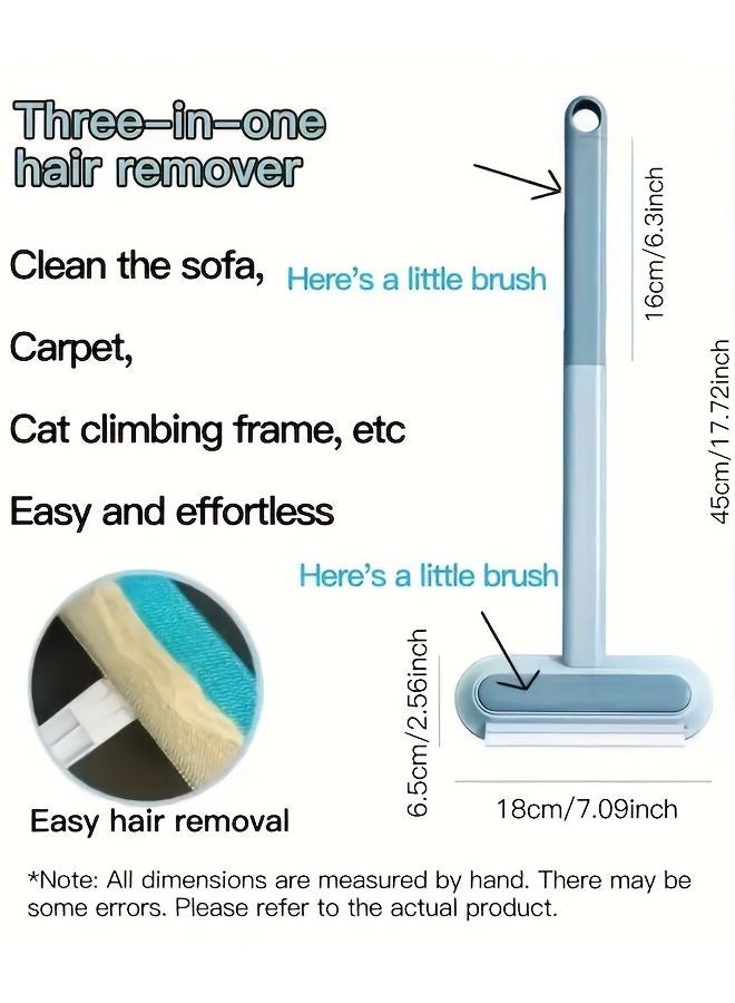 فرشاة قابلة للغسيل لإزالة شعر الحيوانات الأليفة للسجاد والأرائك والملابس - Image 4