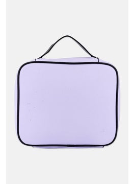 bebe Women Brand Logo Cosmetic Bag, Lavender  - Image 2