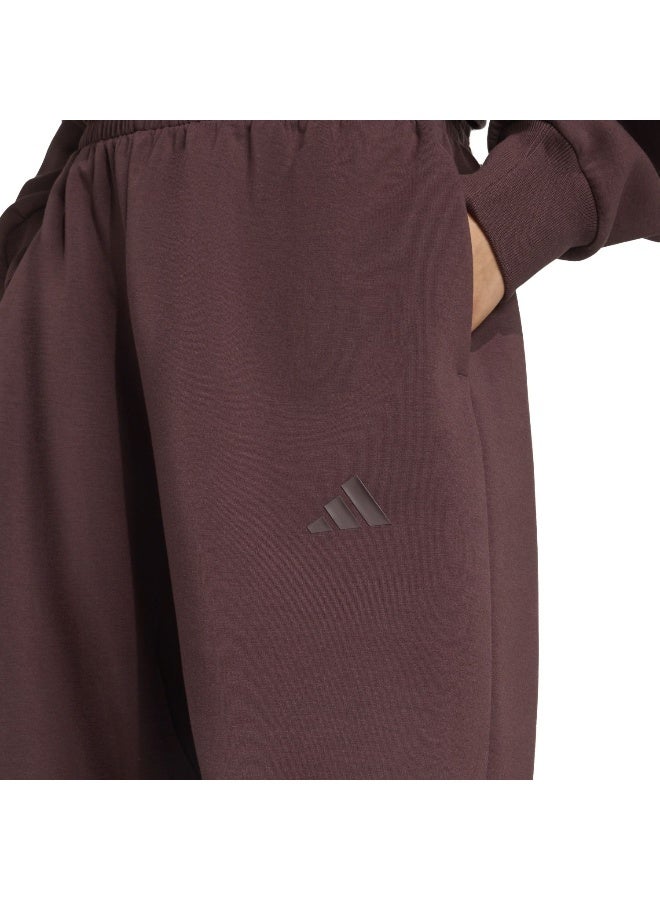Adidas W ALL SZN SL PT Brown Training For Women XS - Image 5