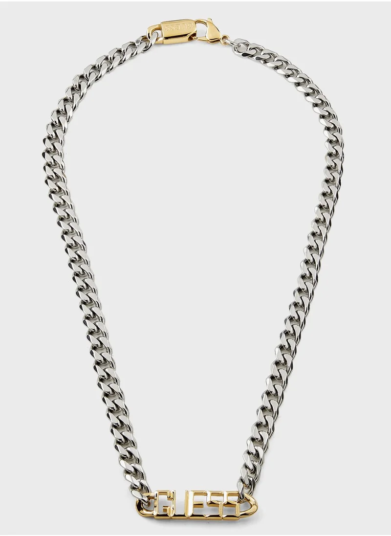 GUESS Logo 7Mm Chain Necklace