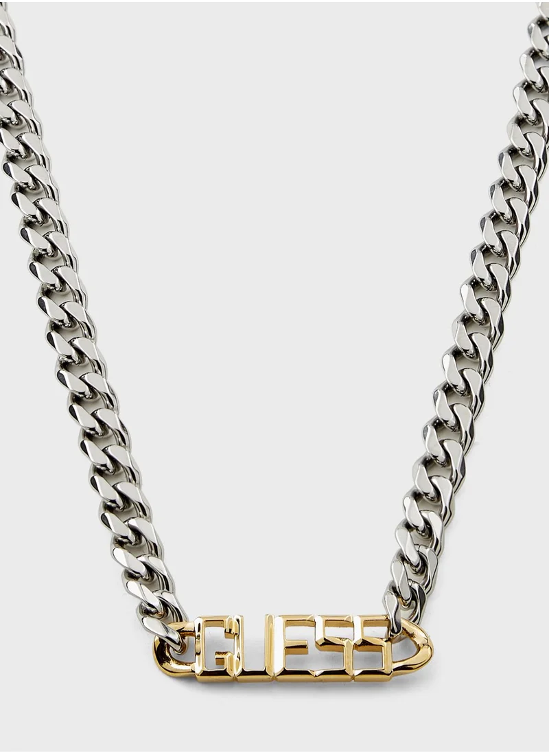 GUESS Logo 7Mm Chain Necklace