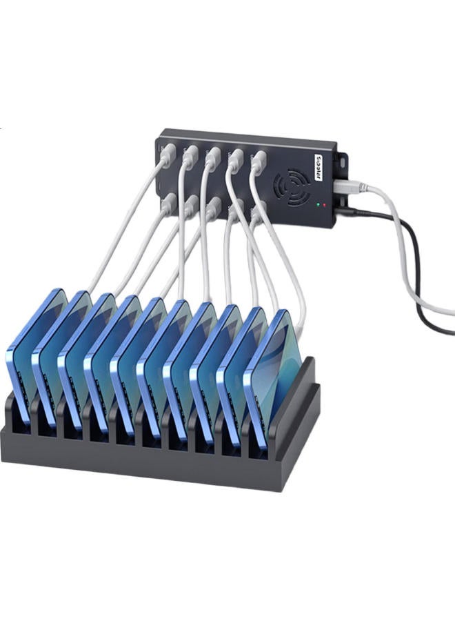 SIPOLAR Xipray Usb 3.0 High-Speed Expansion Dock Splitter 10-Port Hub Industrial Grade A-423 (1.4M) Hub Computer Converter One Drag Multiple Single Port 2.1A With Power - Image 1