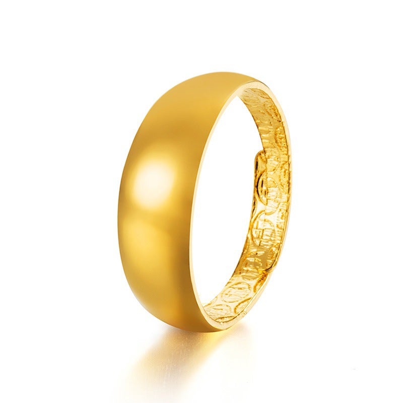 Openwork Brass Gold-Plated Luxury Womens Ring Light in J2294