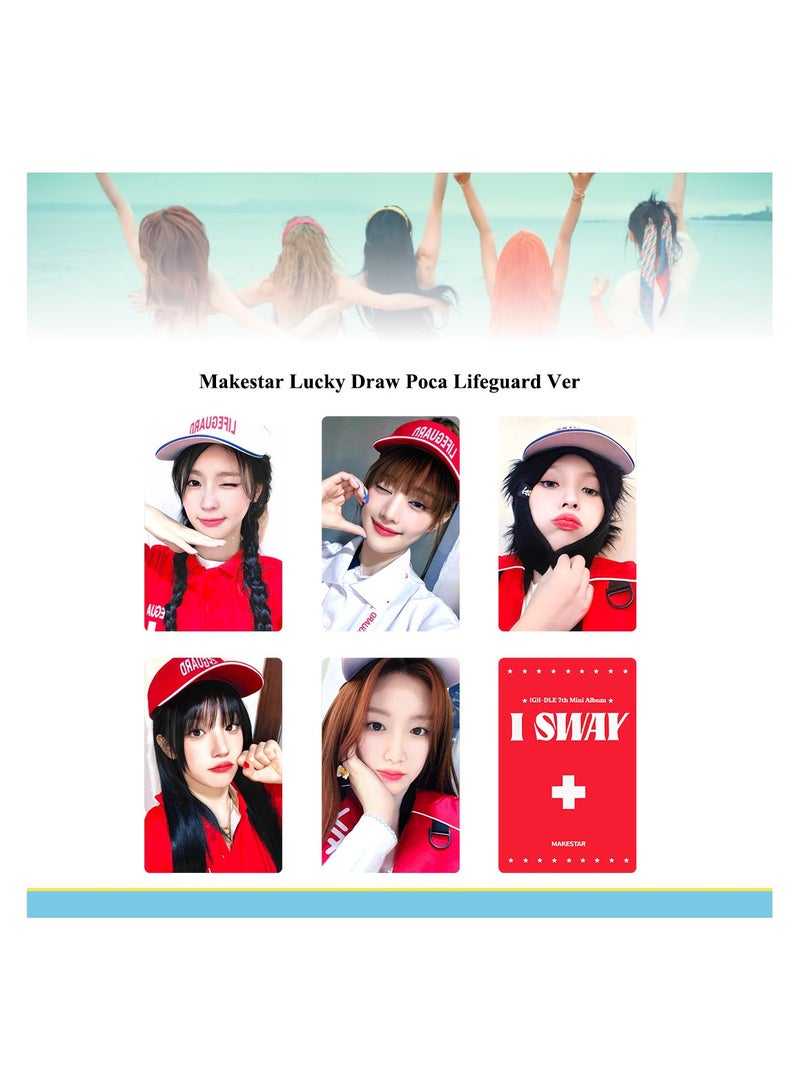 NIBEMINENT 5 Pcs Kpop (G)I-DLE I SWAY Lomo Cards Card For Fans Collection Gifts