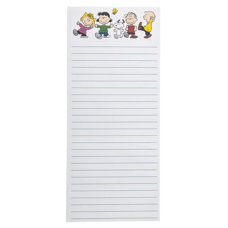 Graphique Magnetic Notepad - Peanuts Gang Grocery and Shopping List - Fun Decorative To-Do List - Perfect House Warming Gifts - 100 Tear off Sheets (4" x 9.25" x .5") - Image 1