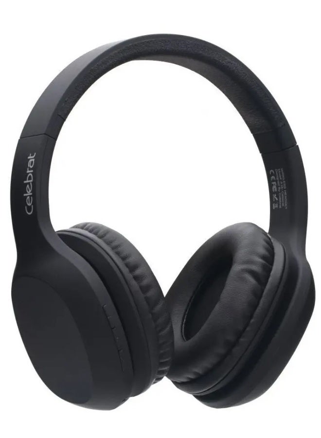 Celebrat A43 Wireless Headset – Bluetooth Headphones with Deep Bass, Noise Reduction & Foldable Design