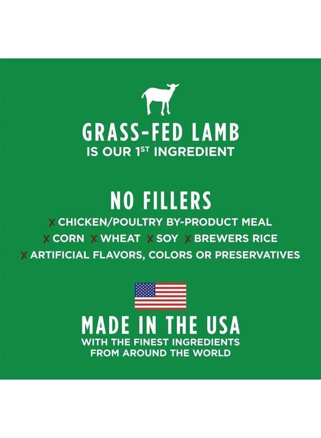 Instinct Be Natural Real Lamb & Oatmeal Recipe Natural Dry Dog Food, 24 lb. Bag