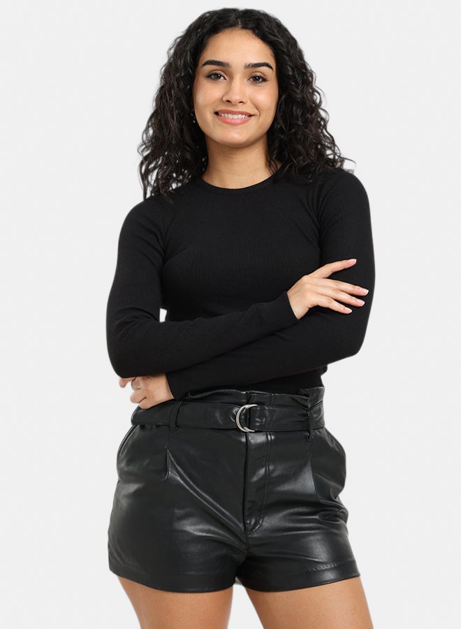 Carina Ribbed Long Sleeves Top - Image 1