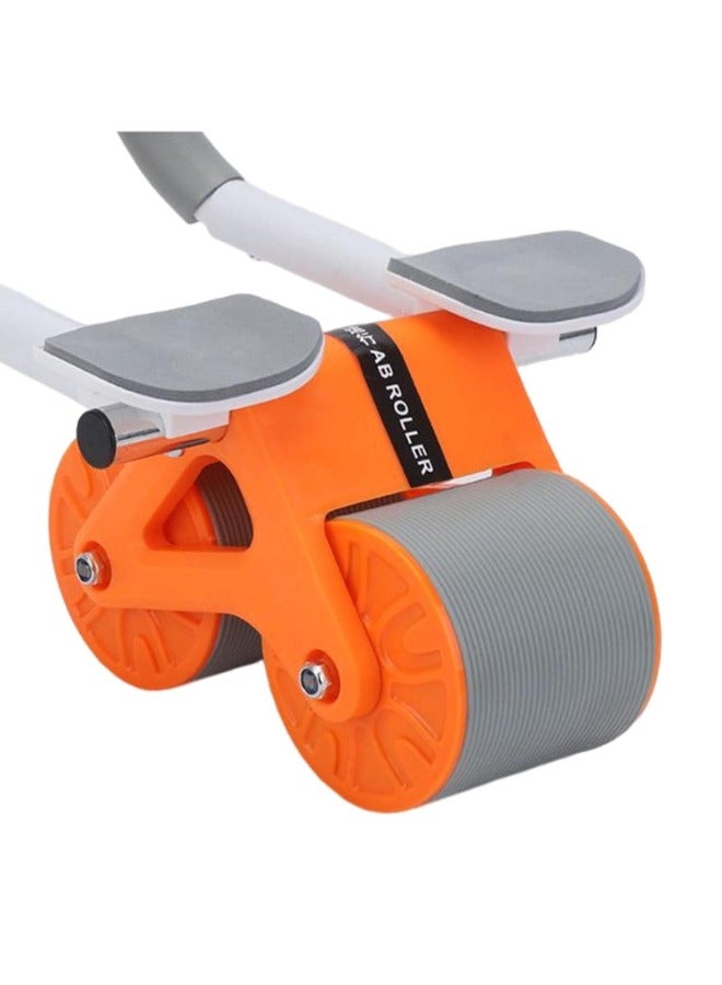 Generic Ab Abdominal Exercise Roller Elbow Support Automatic Rebound Abdominal Wheel with Knee Pad and Timer  - Image 3