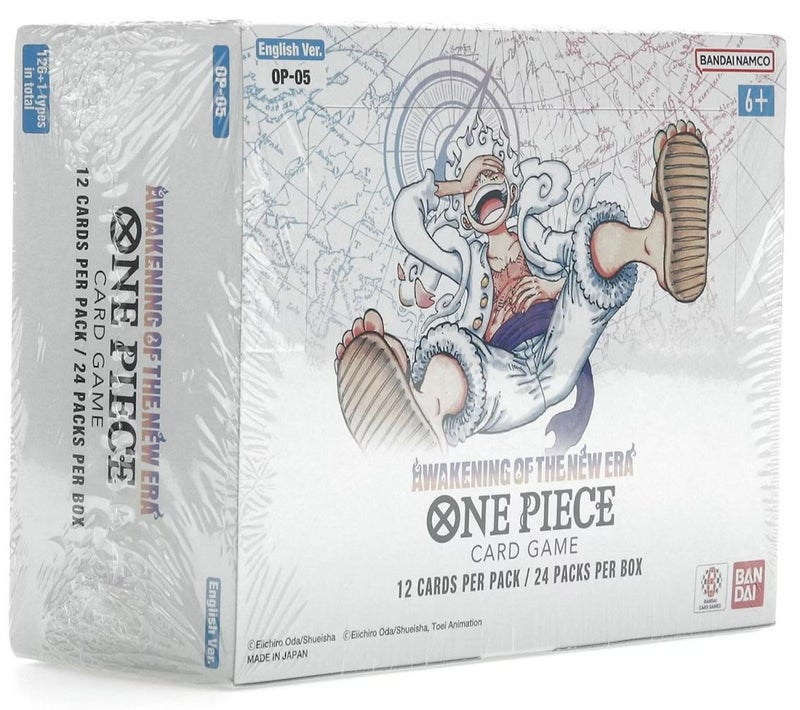 وان بيس لعبة ون بيس كارد جيم – صندوق بوستر OP-05 Awakening of the New Era (إنجليزي) – 24 حزمة مختومة