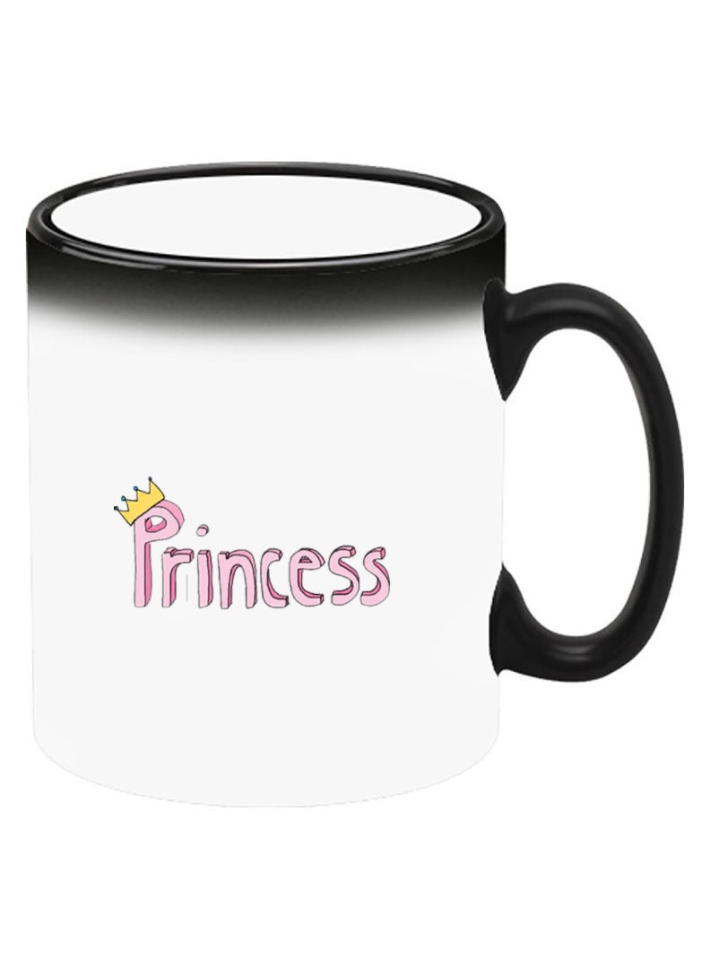 Theodor Color Changing Heat Sensitive Ceramic Mug, Image Revealed When HOT Liquid is Added! Princess - Image 2
