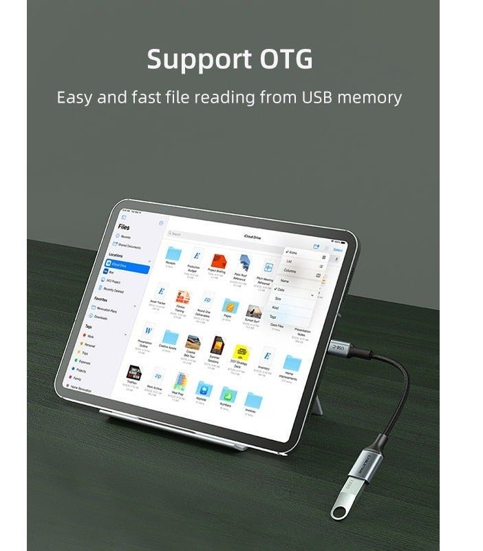 CABLETIME USB C MALE TO USB 3.0 FEMALE ADAPTER TYPE C OTG CABLE - Image 5