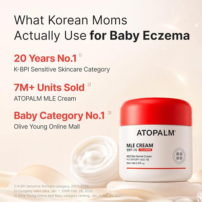 Atopalm MLE Eczema Cream 2.2 Fl Oz, Premium Baby Face and Body Moisturizer for Skin Barrier, Daily Long-lasting Moisturizing Facial Cream for Relieving Itchiness & Redness, Gentle Baby Skincare - Image 2