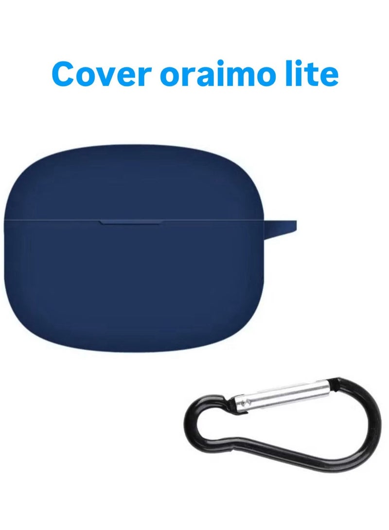 Silicone Case for Oraimo Lite Earphones - dark blue - Image 1
