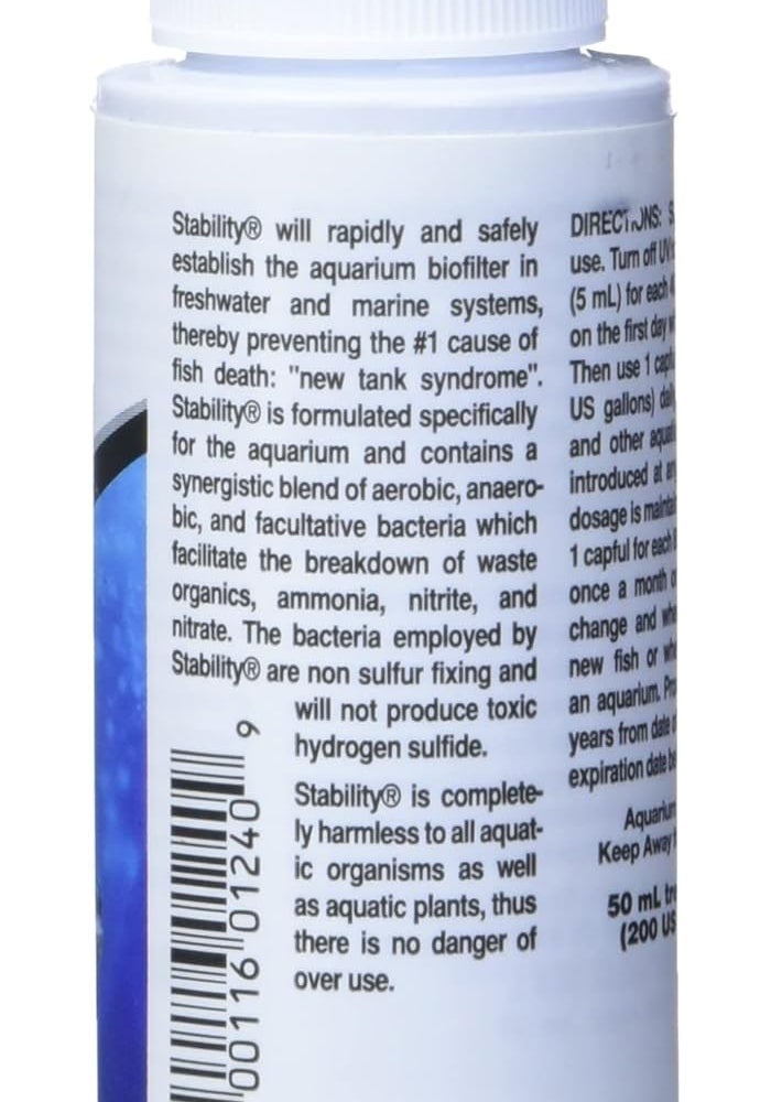 Seachem Stability Fish Tank Stabilizer for Freshwater and Marine Aquariums - 50 ml - Image 3