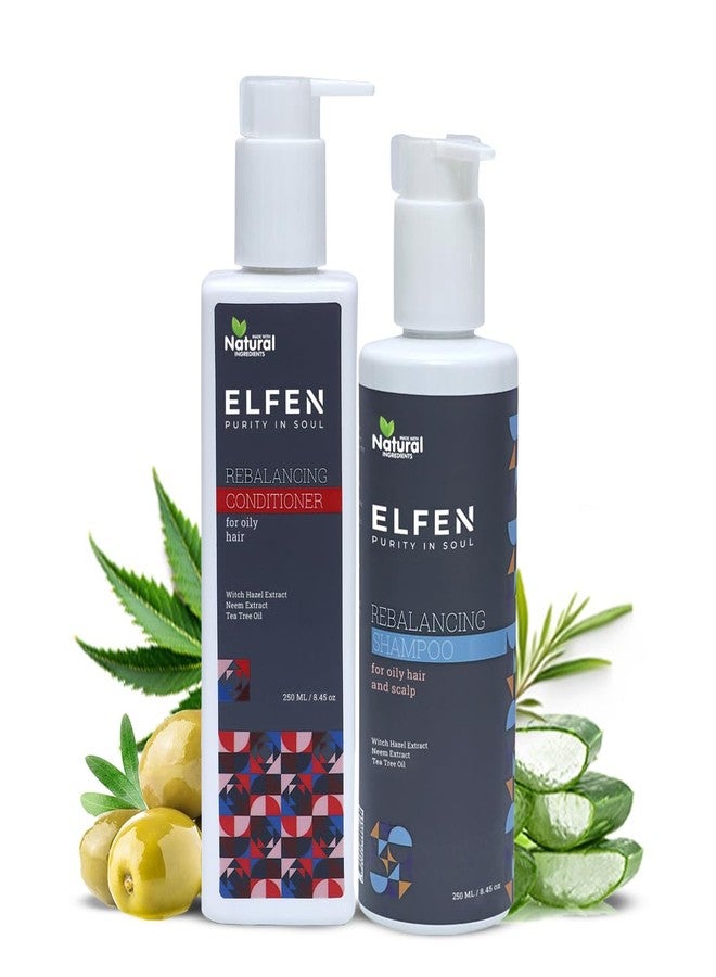 إلفن مجموعة إلفن للعناية بالشعر المتوازنة، شامبو وبلسم | تعزز نمو الشعر | شعر صحي وقوي - Image 1