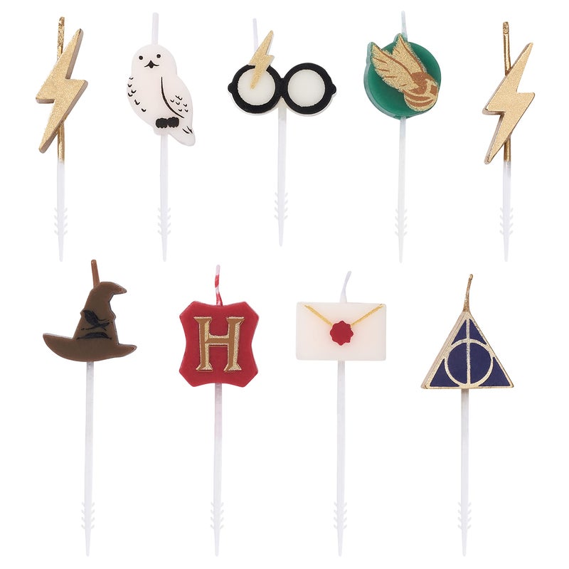 Papyrus Birthday Candles, Harry Potter Cake Topper (9-Count) - Image 1
