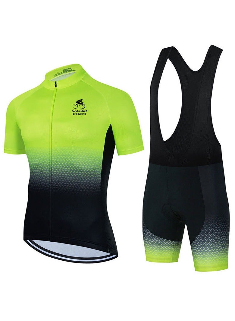 KUYING New Men's And Women's Summer Cycling Suit Set - Image 1