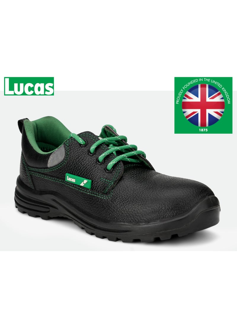 لوكاس يسرنا أن نقدم لكم أحذية لوكاس للسلامة - تجدون في المرفق مواصفات أحدث إضافة إلى خط أحذية السلامة عالية الأداء لدينا، والذي طورته لوكاس، العلامة التجارية البريطانية الشهيرة التي تحتفل بفخر بمرور 150 عامًا على التميز الهندسي في عام 2025.  بإرثها العريق المبني على الثقة والابتكار، صُممت أحذية لوكاس للسلامة لتوفير الراحة والحماية والمتانة في بيئات العمل الأكثر تطلبًا - مثالية لقطاعات مثل البناء والتصنيع والخدمات اللوجستية والسيارات.  لماذا تختار أحذية لوكاس للسلامة؟  • إرث بريطاني عريق يمتد لـ 150 عامًا - جودة موثوقة منذ عام 1875  • ميزات أمان متقدمة - أحذية لوكاس للسلامة مزودة بأغطية أصابع فولاذية ومقاومة للانزلاق  • راحة استثنائية - حذاء لوكاس للسلامة الصناعية بتصميم مريح مع مواد تسمح بمرور الهواء  • متانة مثبتة - أحذية لوكاس للسلامة للرجال والنساء مصممة لأداء يدوم طويلًا - Image 5