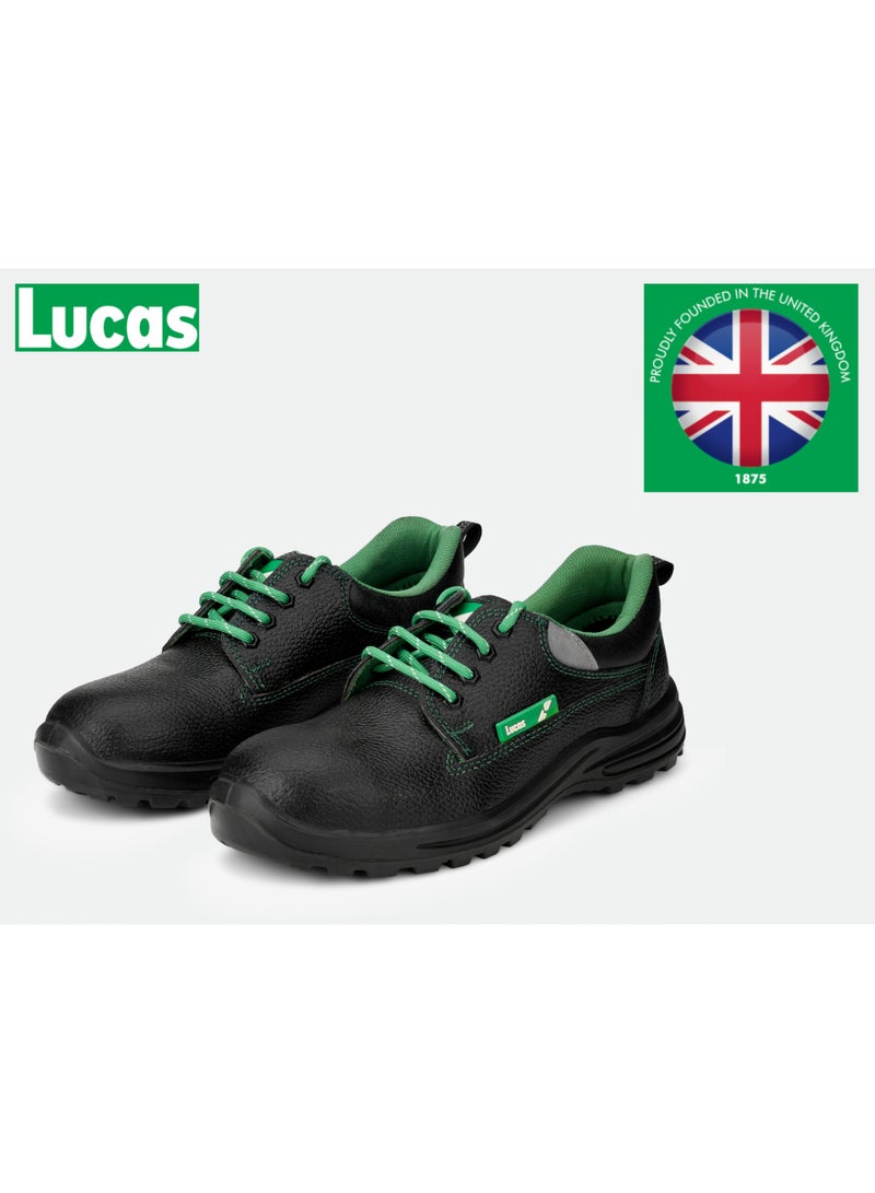 لوكاس يسرنا أن نقدم لكم أحذية لوكاس للسلامة - تجدون في المرفق مواصفات أحدث إضافة إلى خط أحذية السلامة عالية الأداء لدينا، والذي طورته لوكاس، العلامة التجارية البريطانية الشهيرة التي تحتفل بفخر بمرور 150 عامًا على التميز الهندسي في عام 2025.  بإرثها العريق المبني على الثقة والابتكار، صُممت أحذية لوكاس للسلامة لتوفير الراحة والحماية والمتانة في بيئات العمل الأكثر تطلبًا - مثالية لقطاعات مثل البناء والتصنيع والخدمات اللوجستية والسيارات.  لماذا تختار أحذية لوكاس للسلامة؟  • إرث بريطاني عريق يمتد لـ 150 عامًا - جودة موثوقة منذ عام 1875  • ميزات أمان متقدمة - أحذية لوكاس للسلامة مزودة بأغطية أصابع فولاذية ومقاومة للانزلاق  • راحة استثنائية - حذاء لوكاس للسلامة الصناعية بتصميم مريح مع مواد تسمح بمرور الهواء  • متانة مثبتة - أحذية لوكاس للسلامة للرجال والنساء مصممة لأداء يدوم طويلًا - Image 2