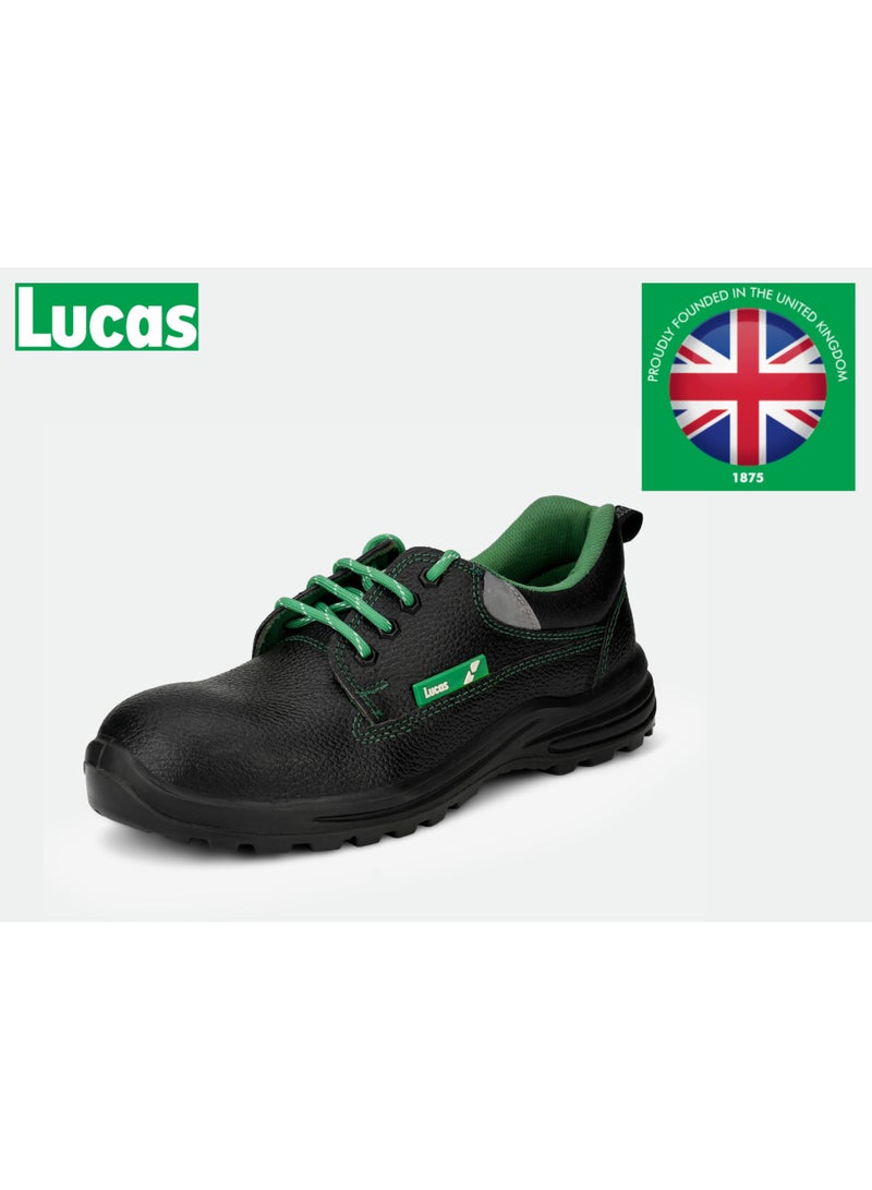 لوكاس يسرنا أن نقدم لكم أحذية لوكاس للسلامة - تجدون في المرفق مواصفات أحدث إضافة إلى خط أحذية السلامة عالية الأداء لدينا، والذي طورته لوكاس، العلامة التجارية البريطانية الشهيرة التي تحتفل بفخر بمرور 150 عامًا على التميز الهندسي في عام 2025.  بإرثها العريق المبني على الثقة والابتكار، صُممت أحذية لوكاس للسلامة لتوفير الراحة والحماية والمتانة في بيئات العمل الأكثر تطلبًا - مثالية لقطاعات مثل البناء والتصنيع والخدمات اللوجستية والسيارات.  لماذا تختار أحذية لوكاس للسلامة؟  • إرث بريطاني عريق يمتد لـ 150 عامًا - جودة موثوقة منذ عام 1875  • ميزات أمان متقدمة - أحذية لوكاس للسلامة مزودة بأغطية أصابع فولاذية ومقاومة للانزلاق  • راحة استثنائية - حذاء لوكاس للسلامة الصناعية بتصميم مريح مع مواد تسمح بمرور الهواء  • متانة مثبتة - أحذية لوكاس للسلامة للرجال والنساء مصممة لأداء يدوم طويلًا - Image 3