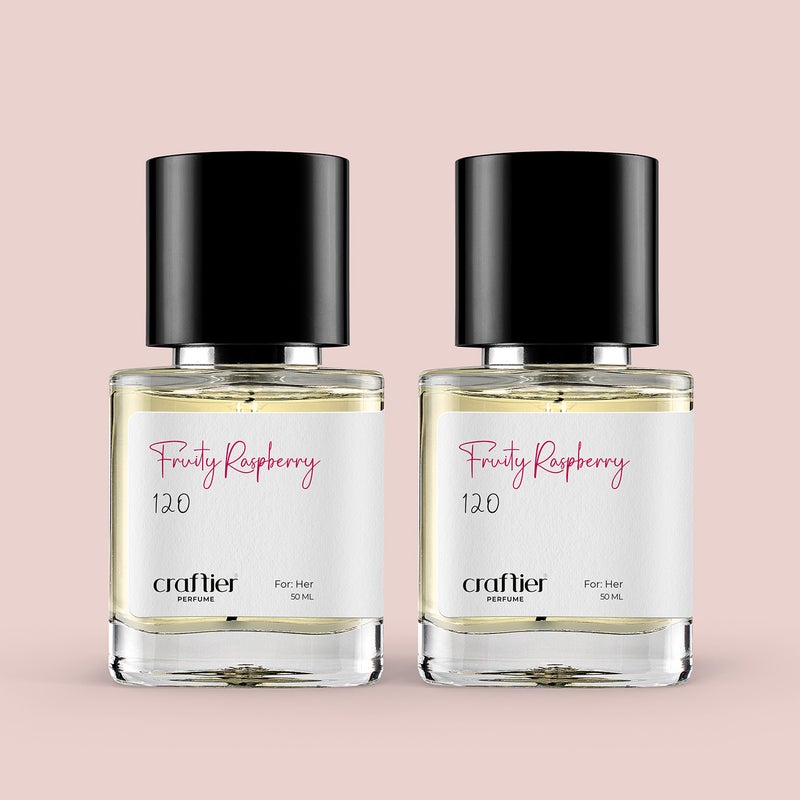 Craftier Perfume FRUITY RASPBERRY - Inspired of-212 VIP PARTY FEVER, Eau De Parfum For Women - SMART 100 (2 x 50ml) - Image 3