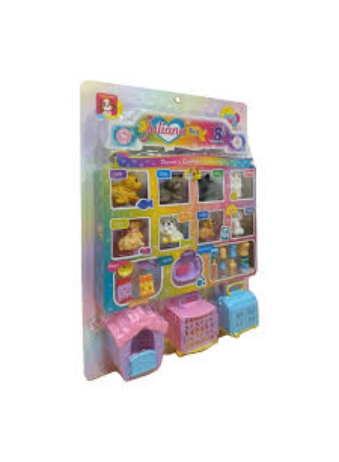 مجموعة ألعاب حيوانات أليفة رائعة - مجموعة ألعاب تظاهرية للأطفال - Image 1