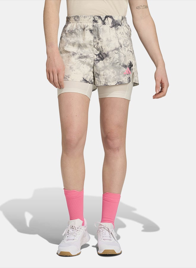 Adidas Own The Run Spray Dye 2-In-1 Short - Image 1