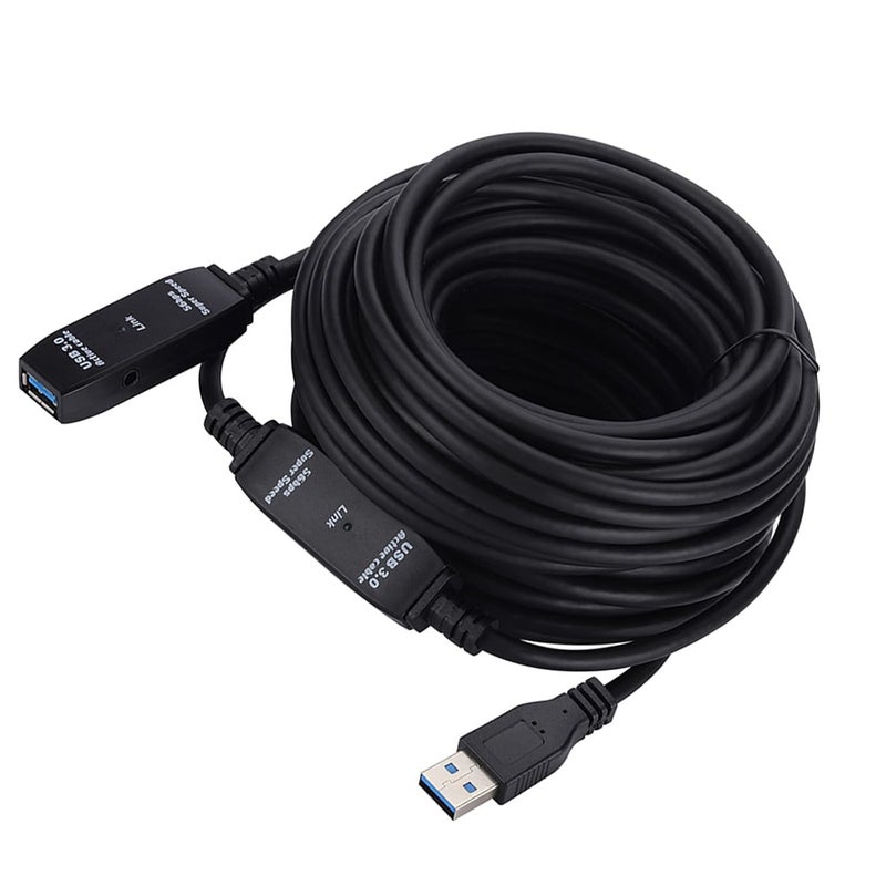 USB3.0 Extension Cable Highly Speed Data Transfer Repeaters USB Male to Female Connectors for Printer Scanner PC Peripherals USB a Male to Female Repeaters Cable - Image 1