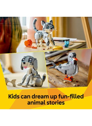 Creator 3in1 Playful Cat Figure, Toy Animal Set 31163 (Age 8+, 407 Pieces) - view 4
