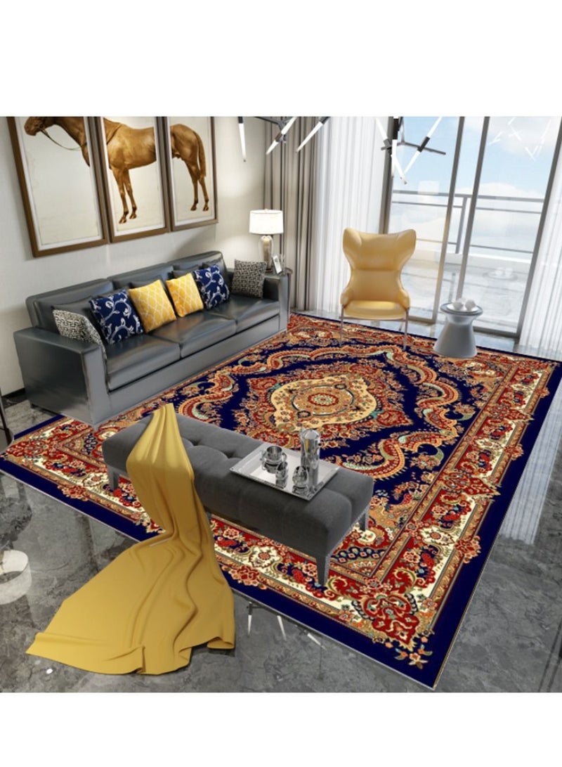 Sharpdo Area Rugs Modern Simple Short Pile Carpet Living Room Bedroom Rug Anti-slip Floor Carpet Home Decor 160 * 230CM - Image 1