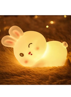 Arabest Rabbit Silicone Nightlight, Girls' Gifts, Colorful Lights, Children's Bedroom Gifts  - Image 1