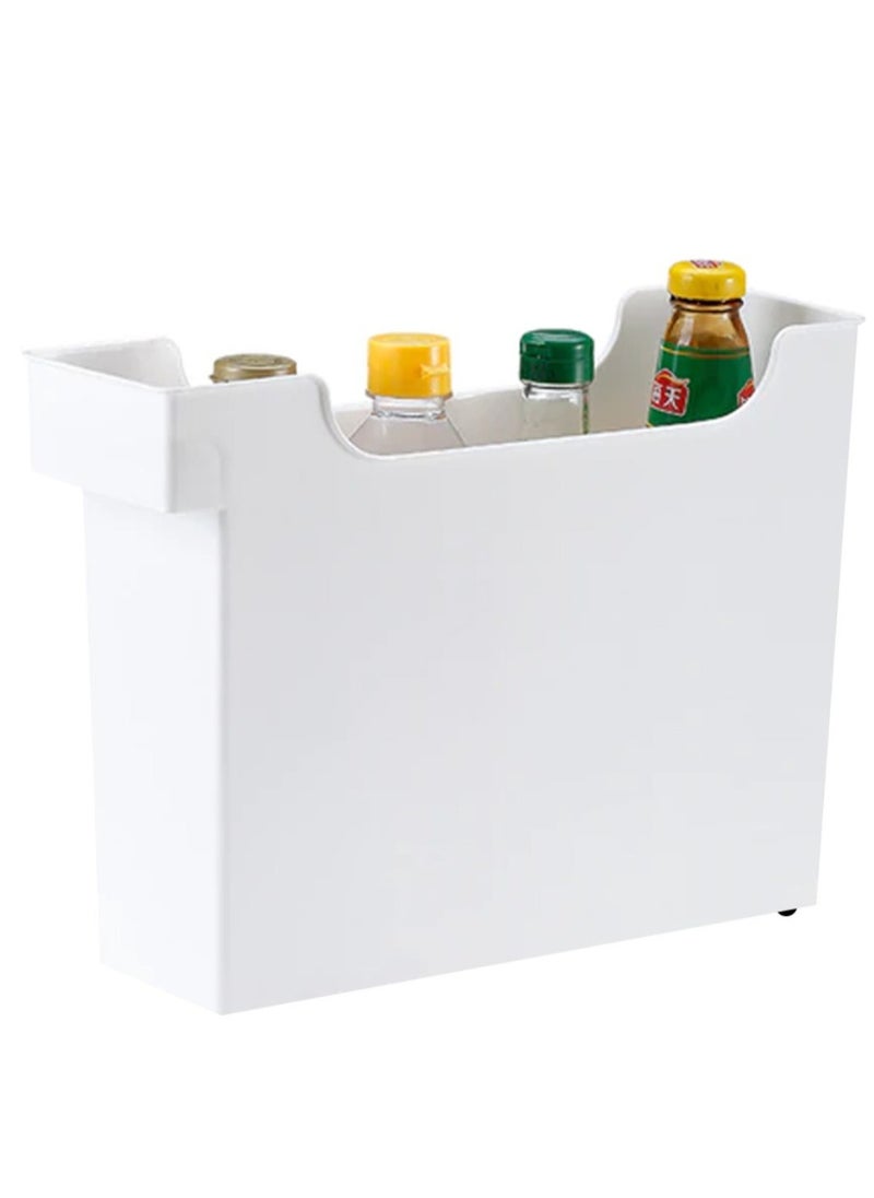 AIWANTO 1-piece Multifunctional Storage Sliding Box With Wheels Space Saver Storage Organizer & Container (Small)  - Image 1