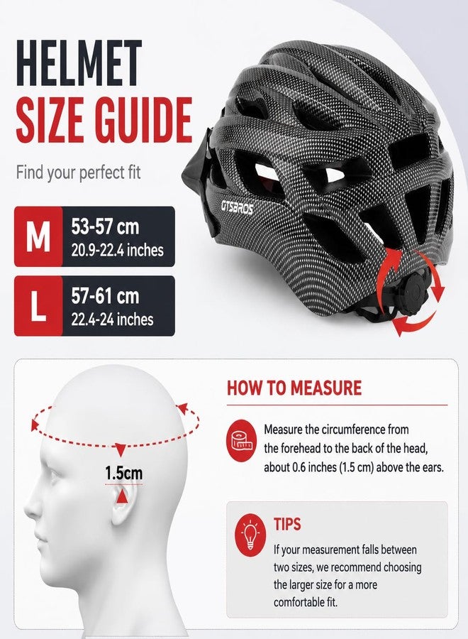 GTSBROS Bike Helmet with Visor for Men Women – Lightweight Road & Mountain Bicycle Helmet – Adjustable Adult Cycling Helmet for Commuting, MTB & E-Bike, CPSC Certified - Image 2