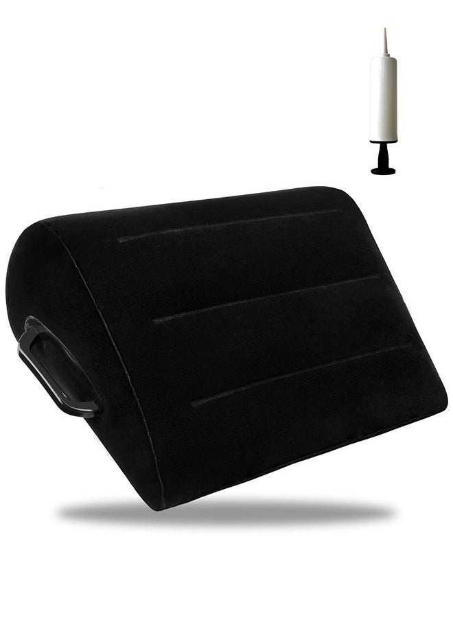 Inflatable Pillows, Leg Positioner Pillow, Portable Inflatable Pillow For Travel Camping Sleeping Foot Pillow Elevation Leg Pillows PVC Wedge Pillow Knee Cushion - Image 4