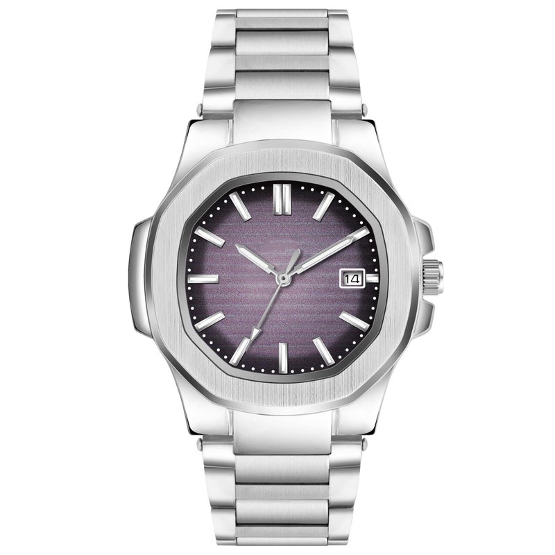Acnos Purple Colours Plain Dial Quartz Analog Day & Date Calendar Quartz Analog Business Watch - Image 5