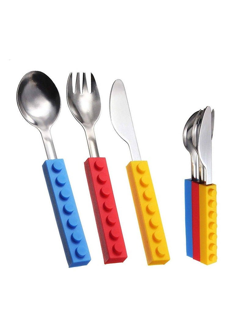Eating Set of Garden Fairy Utensils for Toddlers, Infants, Babies and Kids Flatware Toys are Made Materials for Safe and Fun Eating Toddler Utensils Silverware - Image 1