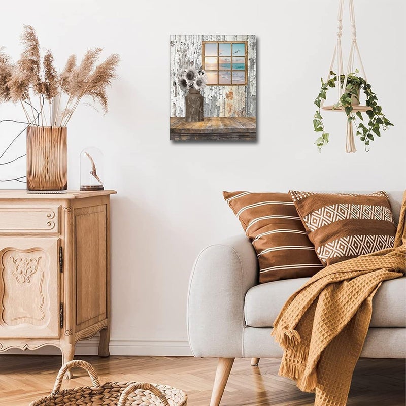 Tijuboni Rustic Farmhouse Canvas Wall Art - Image 3