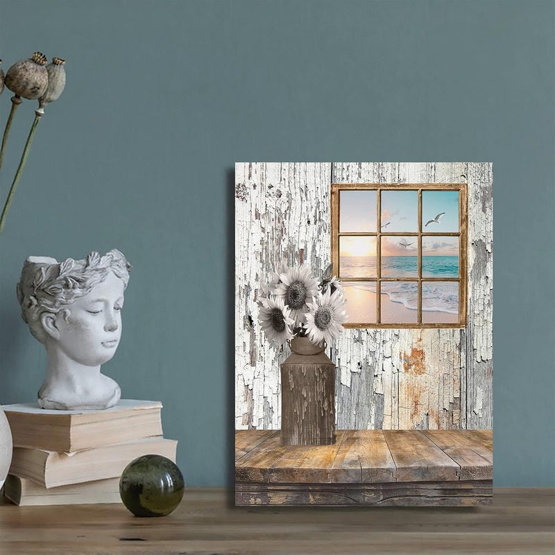 Tijuboni Rustic Farmhouse Canvas Wall Art - Image 2