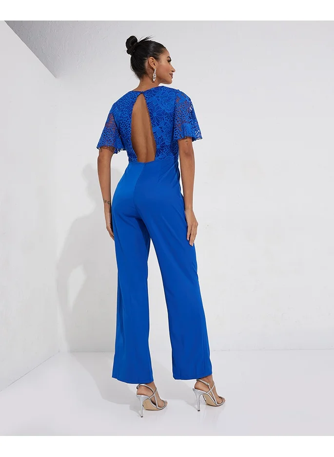Little Mistress Little Mistress Blue Lace Jsuit