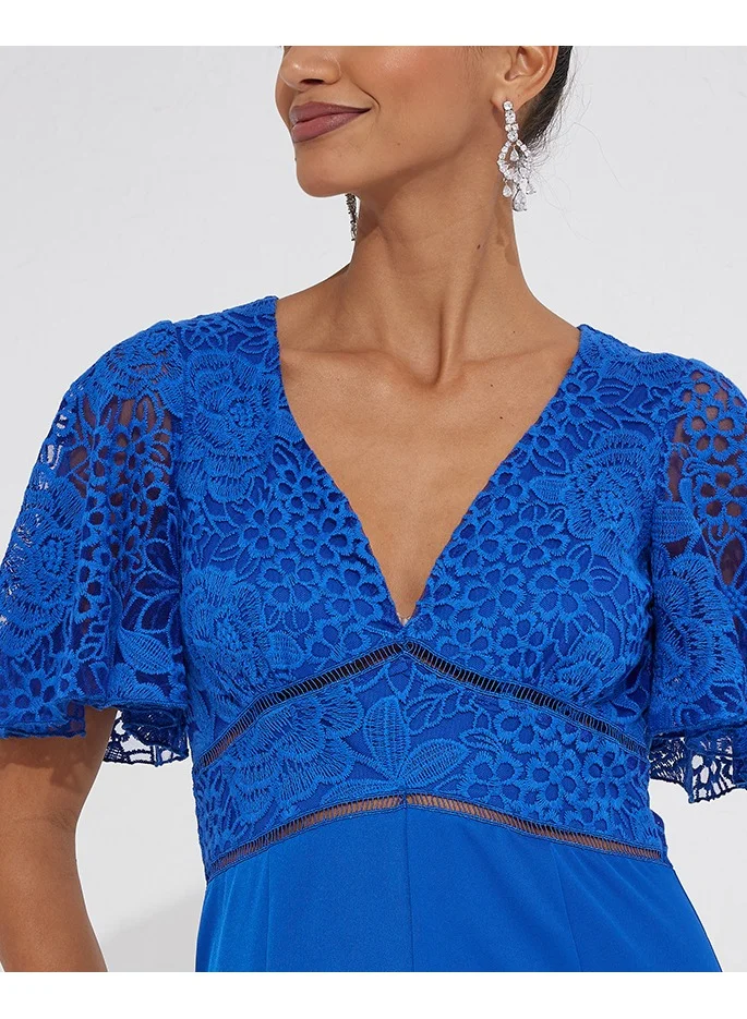 Little Mistress Little Mistress Blue Lace Jsuit