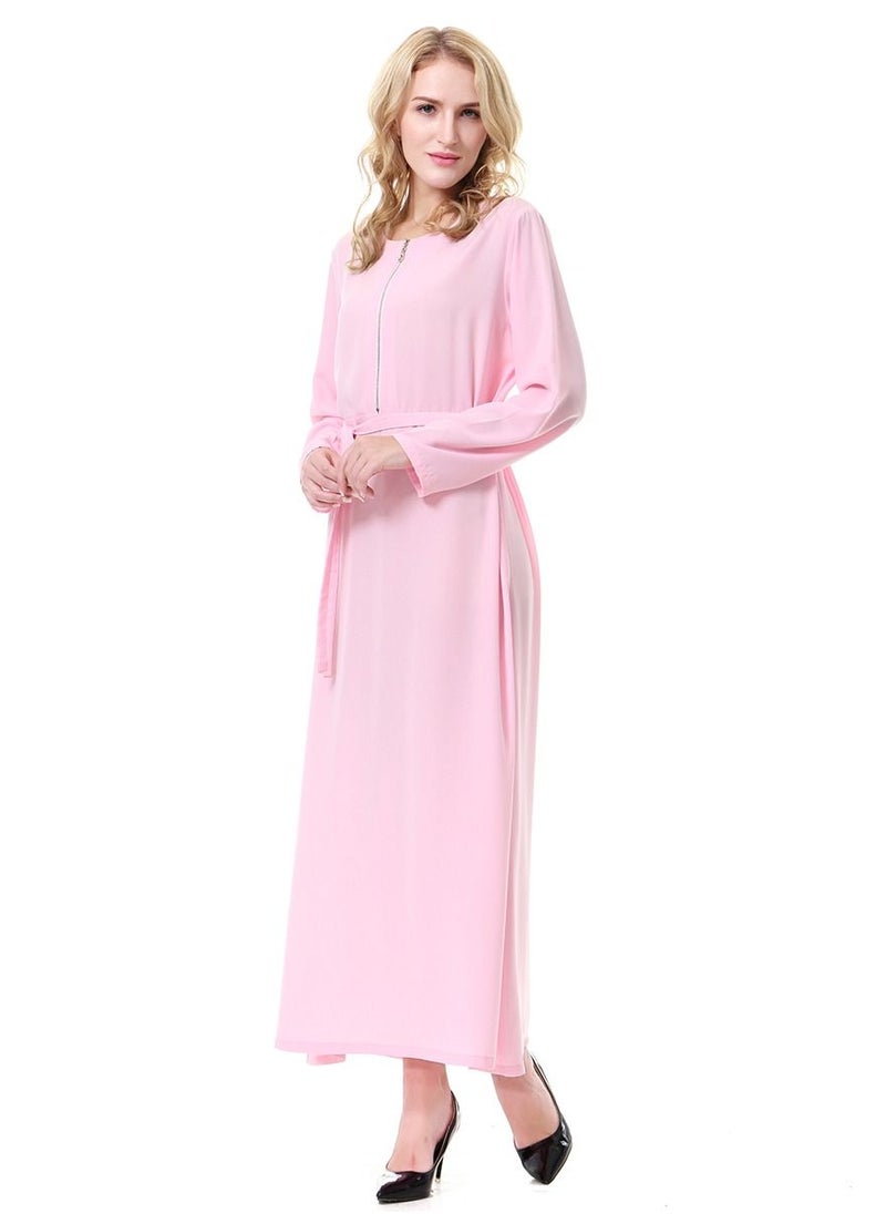 Loquat - Lady wool peach Dress - Image 1