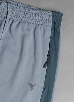 Technosport Men Solid Slim Fit Track Pants with TECHNO DRY by Styli  - Image 3