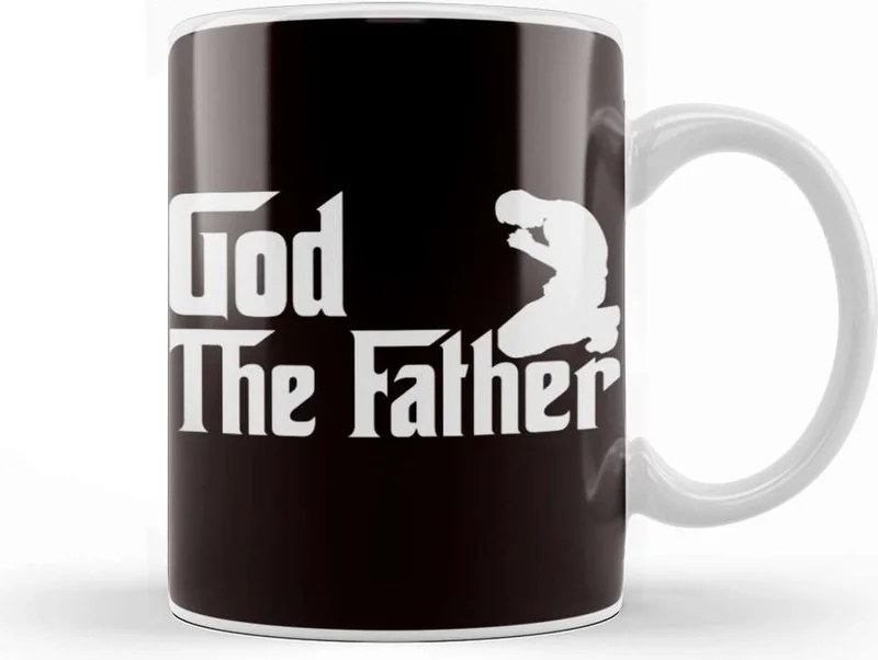 Baskı Dükkanı Print Shop Father Papa God Dad Daddy Fatherhood Stepdad Husband Family Mug Porcelain