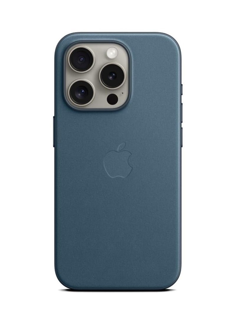 Techie - Apple iPhone 15 Pro Max FineWoven Case with MagSafe - Pacific Blue - Image 1