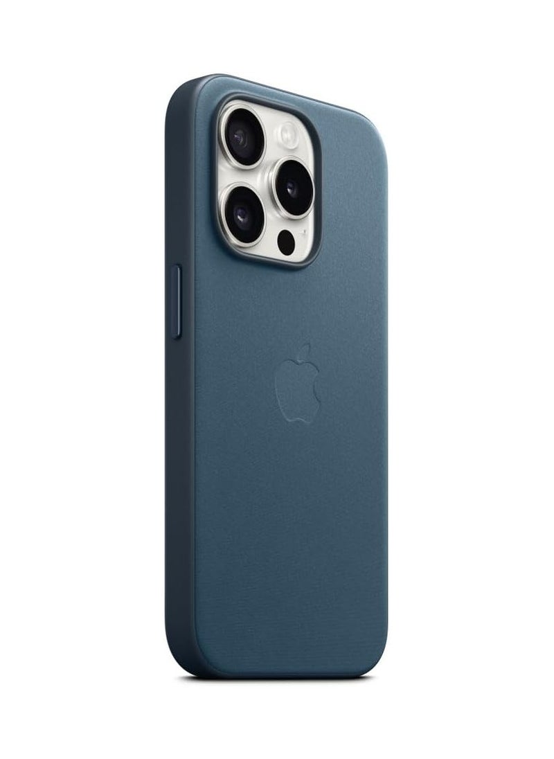 Techie - Apple iPhone 15 Pro Max FineWoven Case with MagSafe - Pacific Blue - Image 1
