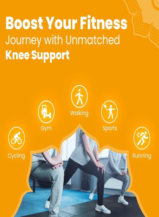 AGEasy (Max Group Comfort Knee Cap (M) with Pain Relief Patches (Pack of 5) | Knee Caps for Women and Men | Powerful & Fast-Acting Formula | Knee & Back Pain Relief Products (Medium, Pack of 5) - Image 5
