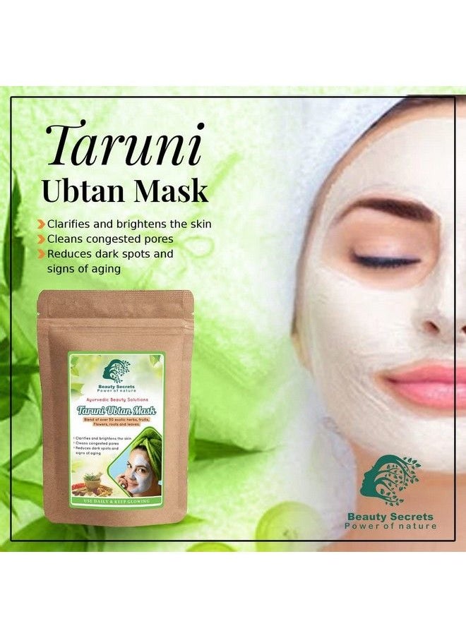 beauty Secrets - Ayurvedic Herbal Taruni Ubtan Face Mask For Glowing Skin With 100% Natural Ingredients(Enhances Complexion And Improves Skin Texture)_100Gm - Image 1